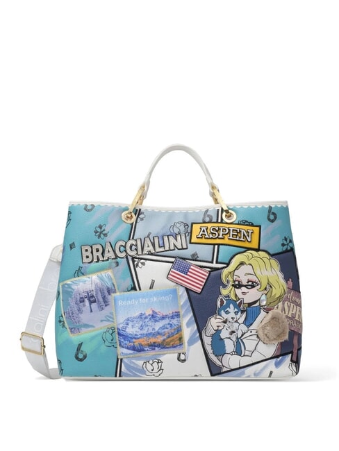 BRACCIALINI CARTOLINE Handbag with shoulder strap multi - Women’s Bags