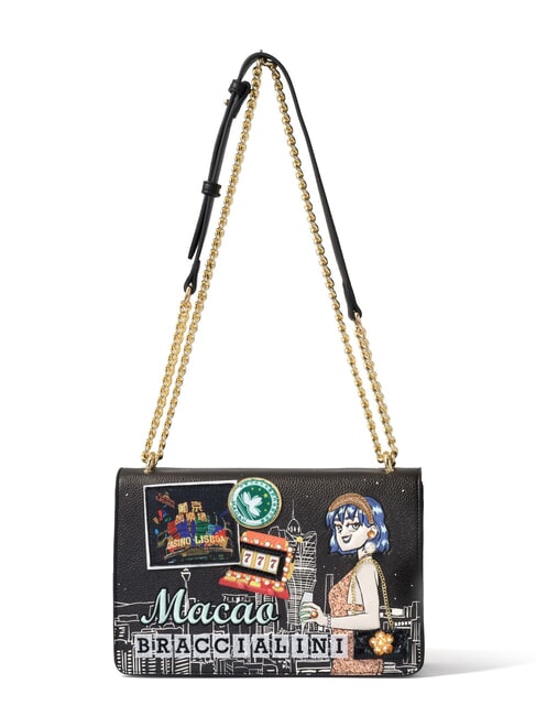 BRACCIALINI CARTOLINE MACAO Convertible Shoulder Bag multi - Women’s Bags