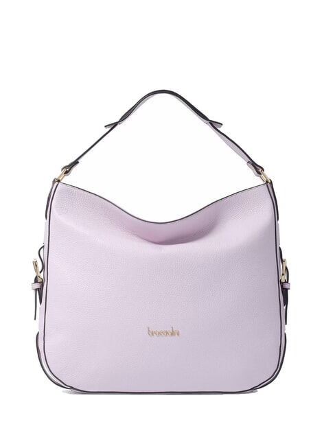 BRACCIALINI HELLEN Leather hobo shoulder bag lilac - Women’s Bags