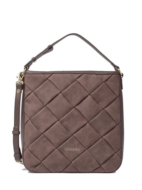 BRACCIALINI ICONS Hobo shoulder bag with shoulder strap brown - Women’s Bags