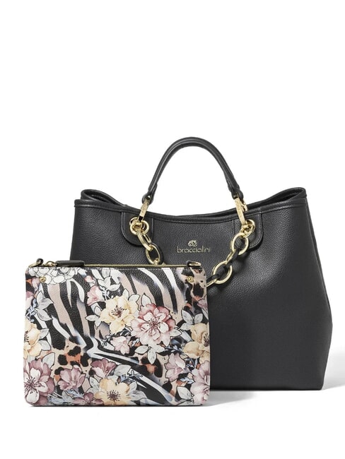BRACCIALINI BETH Large handbag with clutch black - Women’s Bags