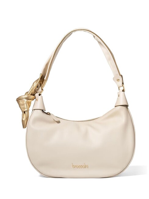 BRACCIALINI GRETA Leather shoulder bag beige - Women’s Bags
