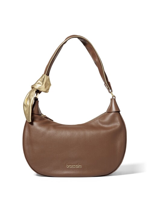 BRACCIALINI GRETA Leather shoulder bag brown - Women’s Bags