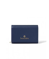 BRACCIALINI BASIC Medium leather wallet blue - Women’s Wallets - 1