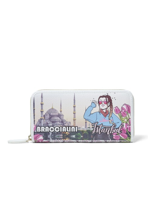 BRACCIALINI CARTOLINE ISTANBUL Large Zip Wallet multi - Women’s Wallets