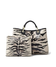 BRACCIALINI BETH PRINT Large handbag with clutch tiger - Women’s Bags - 1