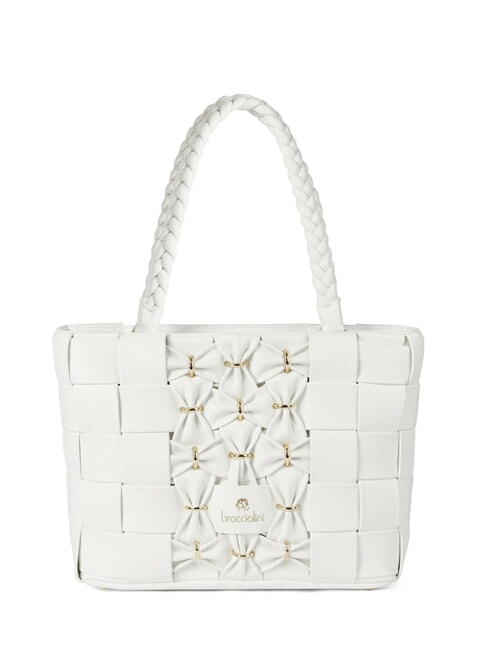 BRACCIALINI ICONS Shoulder shopping bag white - Women’s Bags