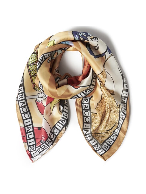 BRACCIALINI FOULARD POSTCARDS with print multi - Scarves
