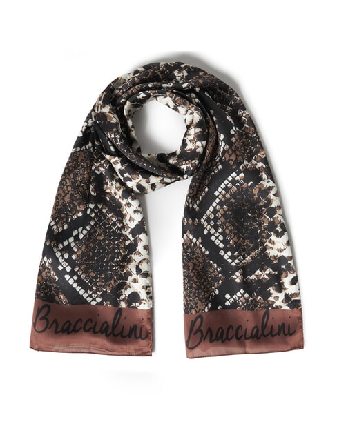 BRACCIALINI FOULARD Animal print python - Scarves