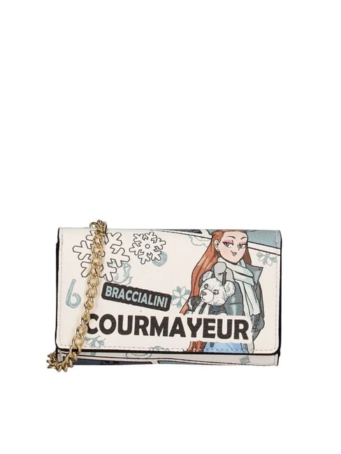 BRACCIALINI CARTOLINE Pouch with carabiner multi - Sachets & Travels Cases
