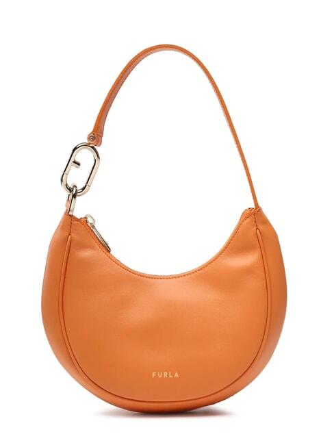 FURLA PRIMAVERA Small calf leather shoulder bag sunset - Women’s Bags