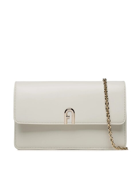 FURLA DIAMANTE Frame bag with chain Marshmallow - Women’s Bags
