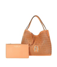 FURLA PRIMULA Perforated leather shoulder bag - Women’s Bags