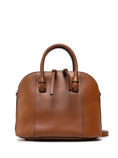 FURLA MIASTELLA Small leather handbag cognac - Women’s Bags