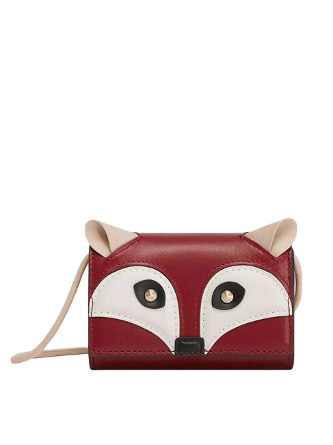 FURLA ALLEGRA FOX Mini calfskin shoulder bag CHERRY TONES - Women’s Bags