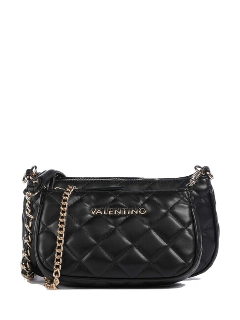MARIO VALENTINO OCARINA Double quilted shoulder bag black - Women’s Bags