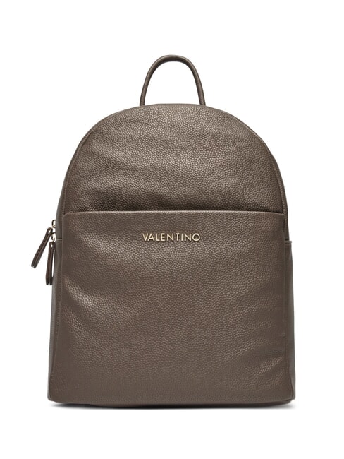 MARIO VALENTINO NEVER Round backpack with pocket taupe - Women’s Bags