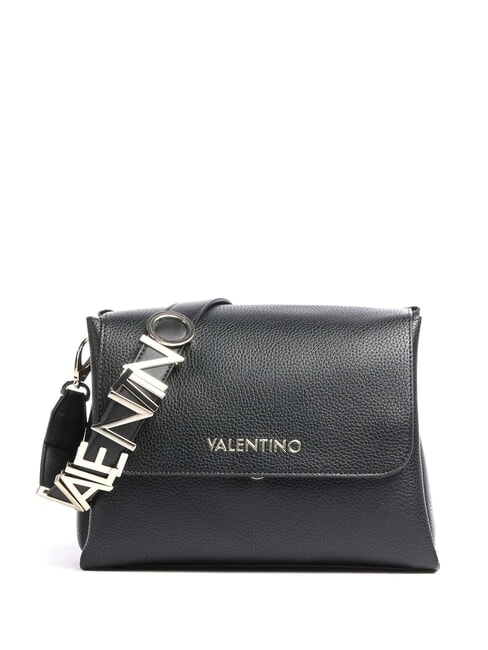 MARIO VALENTINO ALEXIA Bag with metal logo on the shoulder strap black - Women’s Bags