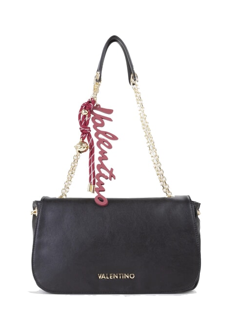 MARIO VALENTINO WINTER RE Convertible shoulder bag with charms black - Women’s Bags