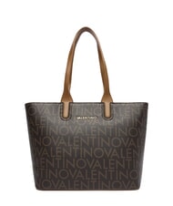 MARIO VALENTINO REGINA RE Shoulder shopping bag with all-over logo - Women’s Bags