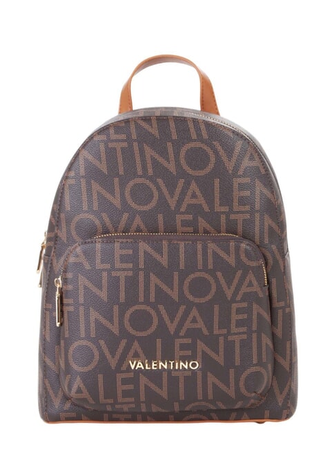 MARIO VALENTINO REGINA RE Backpack with all-over logo print dark/natural - Women’s Bags