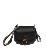 THE BRIDGE ERICA Leather shoulder bag Black Gold - Women’s Bags - 1