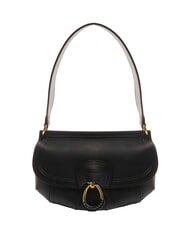 THE BRIDGE ERICA Leather shoulder bag Black Gold - Women’s Bags - 1