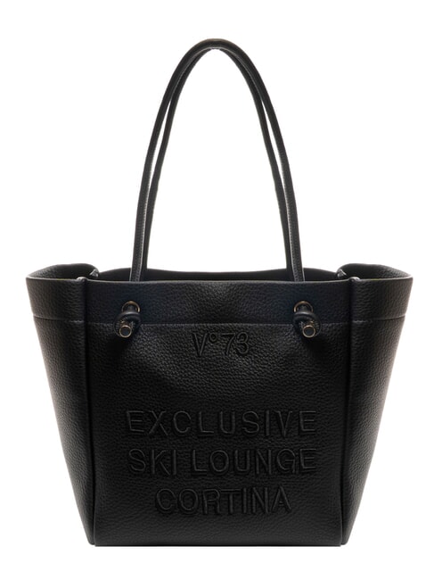 V73 CORTINA Medium shoulder shopping bag black - Women’s Bags