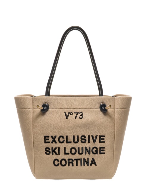 V73 CORTINA Medium shoulder shopping bag ecru - Women’s Bags