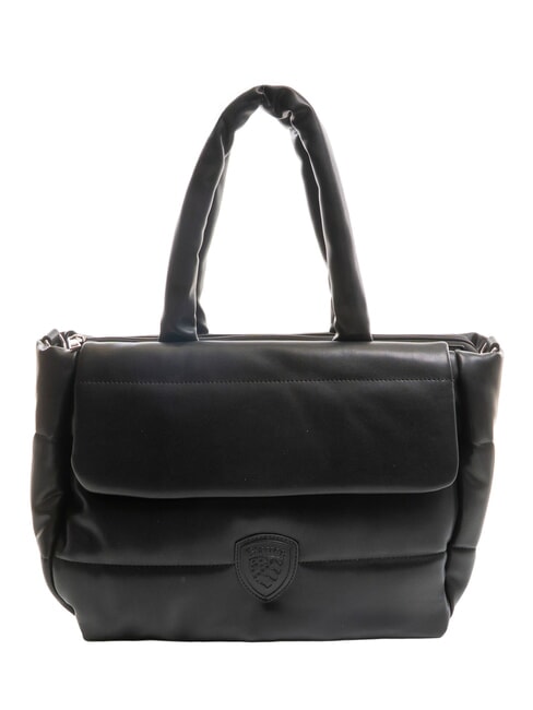BLAUER CUSHION Tote bag with shoulder strap BLACK - Women’s Bags