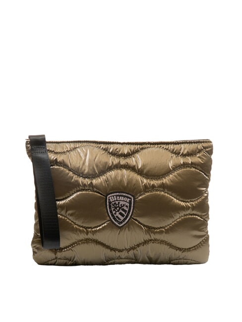 BLAUER SOFTY Large quilted clutch bag mud - Women’s Bags