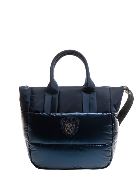 BLAUER PADDED NYLON Large tote bag with shoulder strap BLUE - Women’s Bags
