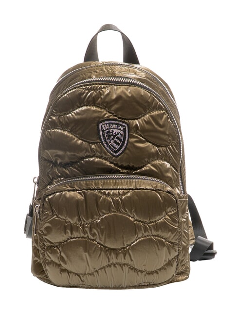 BLAUER SOFTY Quilted backpack with pocket mud - Women’s Bags