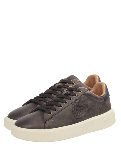 BLAUER BUCK Sneakers dark brown/navy - Men’s shoes