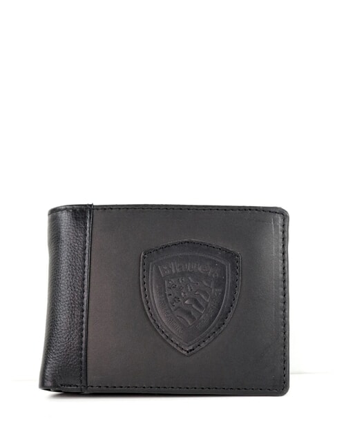BLAUER MUST Leather wallet BLACK - Men’s Wallets