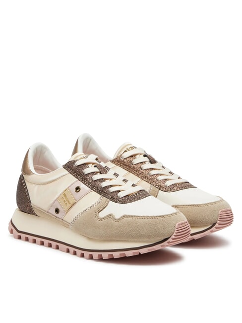BLAUER MILLEN Sneakers cream/bronze - Women’s shoes