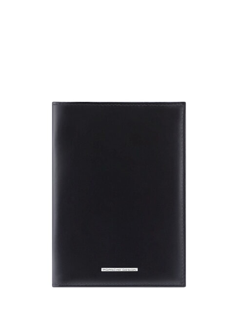 PORSCHE DESIGN P|D Leather Passport Holder Black - Men’s Wallets