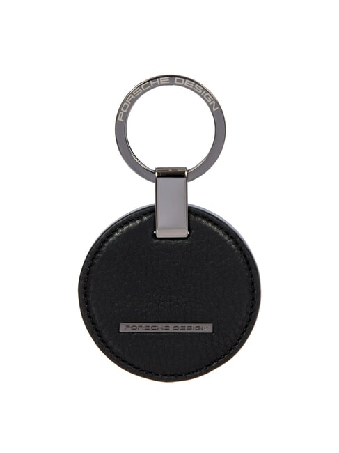 PORSCHE DESIGN CIRCLE Leather keychain Black - Key holders
