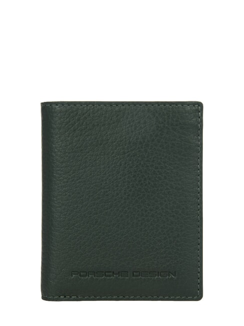 PORSCHE DESIGN BUSINESS  Vertical leather wallet green - Men’s Wallets