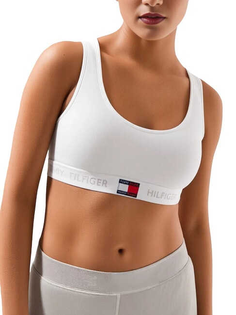TOMMY HILFIGER TH Unpadded bralette white - Women's Underwear