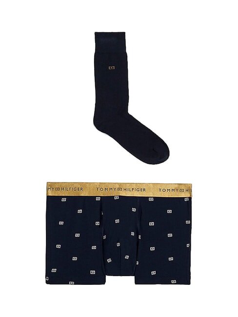 TOMMY HILFIGER TH Kit: Briefs + Socks outline flag/desert sky - Men's briefs