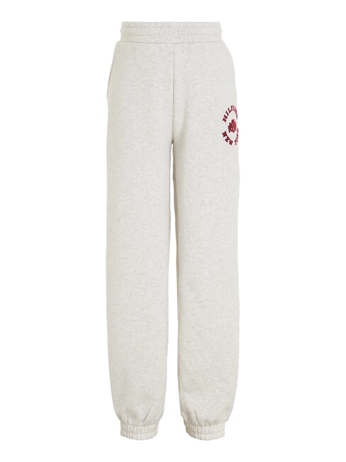 TOMMY HILFIGER TH KIDS Tracksuit trousers with crest new light gray heather - Children's tracksuits