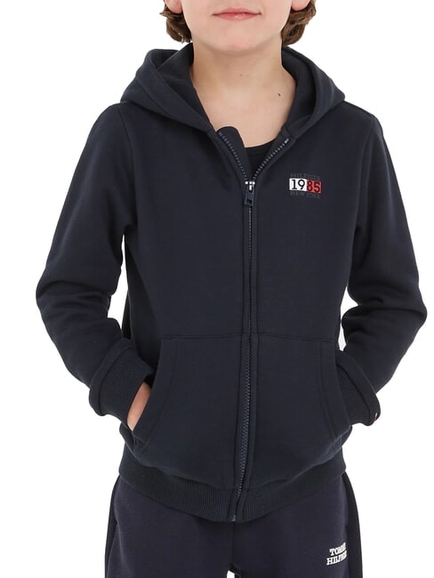 TOMMY HILFIGER TH KIDS Full zip hoodie desert sky - Baby Sweatshirt