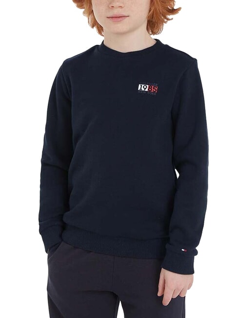 TOMMY HILFIGER TH KIDS Crewneck sweatshirt with logo crest desert sky - Baby Sweatshirt