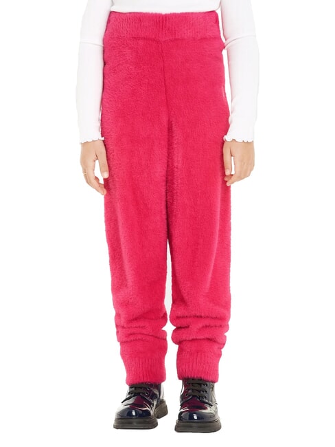 TOMMY HILFIGER TH KIDS Soft relaxed fit trousers hot magenta - Children's trousers