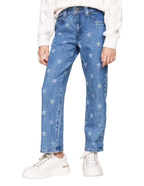 TOMMY HILFIGER TH KIDS Star print jeans aopstars - Children's trousers