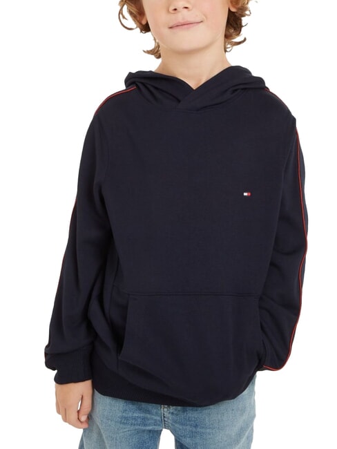 TOMMY HILFIGER TH KIDS Logo sleeve hoodie desert sky - Baby Sweatshirt