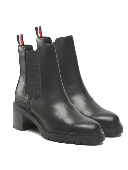 TOMMY HILFIGER TH Leather ankle boots black - Women’s shoes