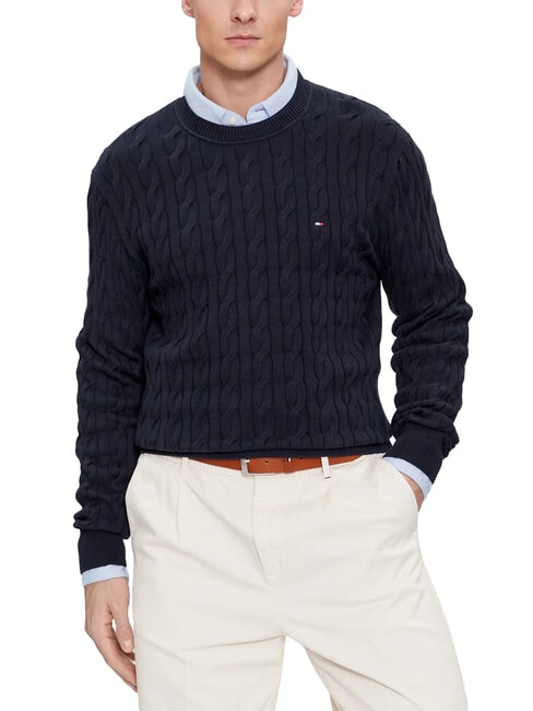 TOMMY HILFIGER TH  Crew neck sweater desert sky - Men's Sweaters