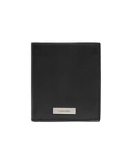CALVIN KLEIN CK PLAQUE Vertical leather wallet - Men’s Wallets